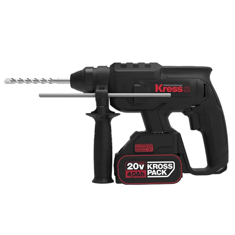 Перфоратор KRESS KU390 20V 2 Дж бесщеточный аккумуляторный — детальное фото